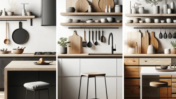 minimal modern kitchen worktops